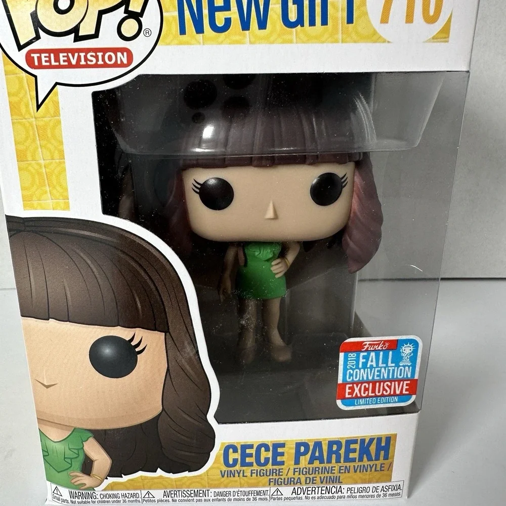 Funko Pop New Girl Cece Parekh 710 2018 Fall Convention Exclusive Vaulted Vinyl